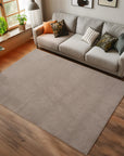 Tapis bouclés à relief Uni Beige – STUDIO DECO