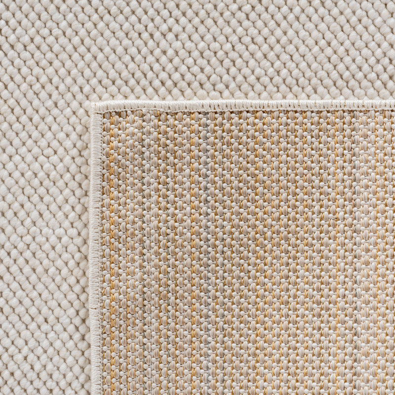 Tapis bouclés à relief Uni Crème – STUDIO DECO