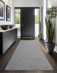 Tapis bouclés à relief Uni Gris – STUDIO DECO