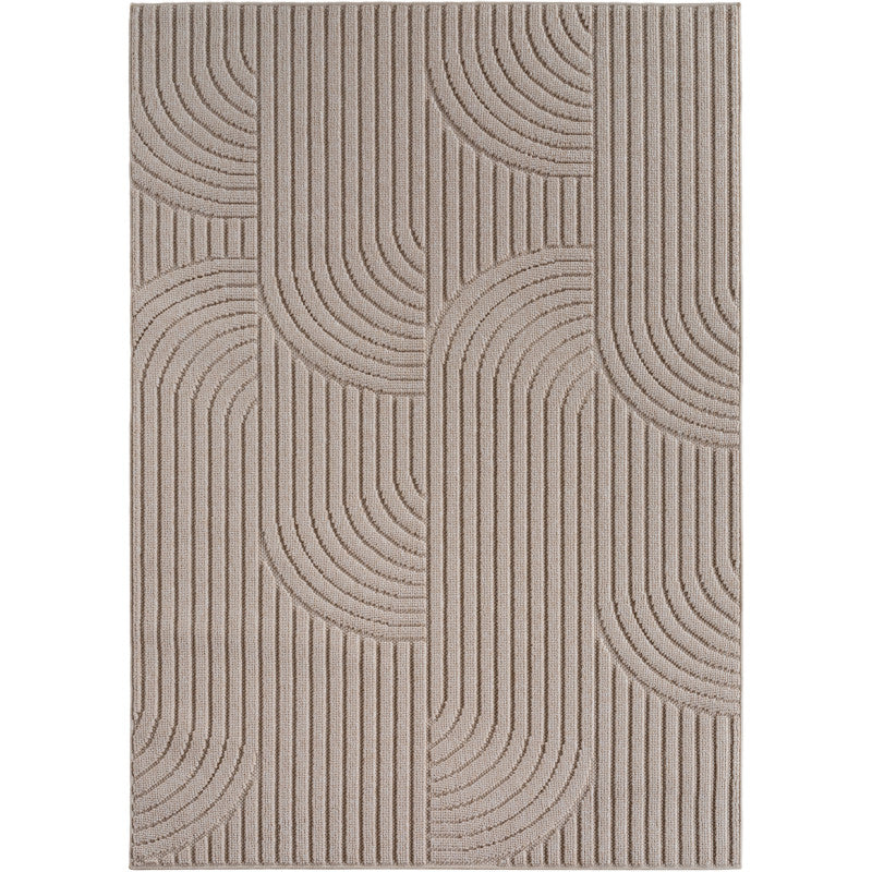 Tapis bouclés à relief ARCH Beige – STUDIO DECO