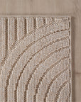 Tapis bouclés à relief ARCH Beige – STUDIO DECO