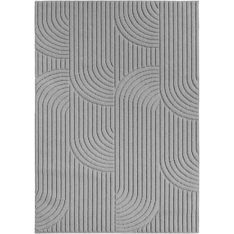 Tapis bouclés à relief ARCH Gris – STUDIO DECO