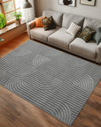 Tapis bouclés à relief ARCH Gris – STUDIO DECO