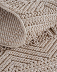 Tapis bouclés à relief ETHNIK Beige – STUDIO DECO