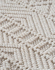 Tapis bouclés à relief ETHNIK Crème – STUDIO DECO