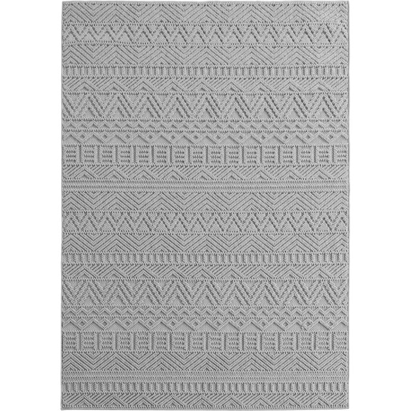 Tapis bouclés à relief ETHNIK Gris – STUDIO DECO