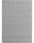Tapis bouclés à relief ETHNIK Gris – STUDIO DECO