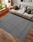 Tapis bouclés à relief ETHNIK Gris – STUDIO DECO
