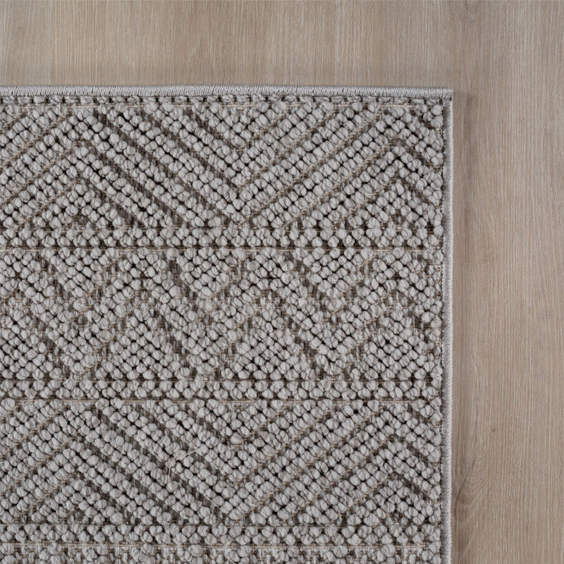 Tapis bouclés à relief ETHNIK Gris – STUDIO DECO