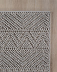 Tapis bouclés à relief ETHNIK Gris – STUDIO DECO