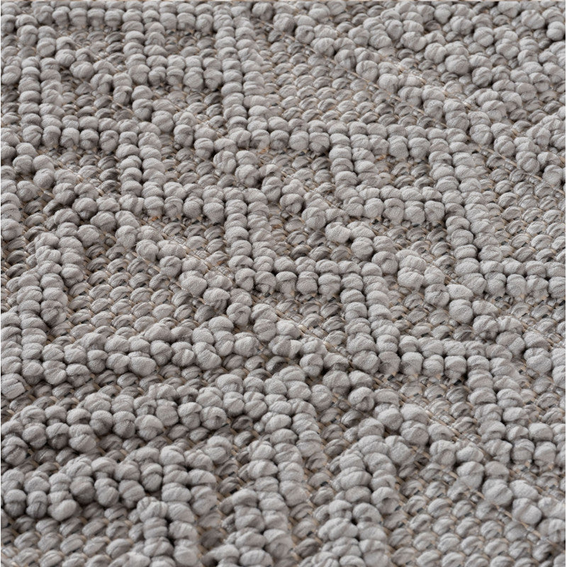 Tapis bouclés à relief ETHNIK Gris – STUDIO DECO