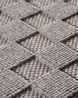Tapis bouclés à relief DAMIER Gris – STUDIO DECO