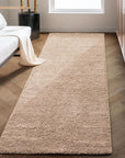 Tapis Shaggy Uni à poils longs - Beige – STUDIO DECO