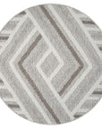Tapis Rond Sisal Bouclé à relief TRESS - Beige – STUDIO DECO
