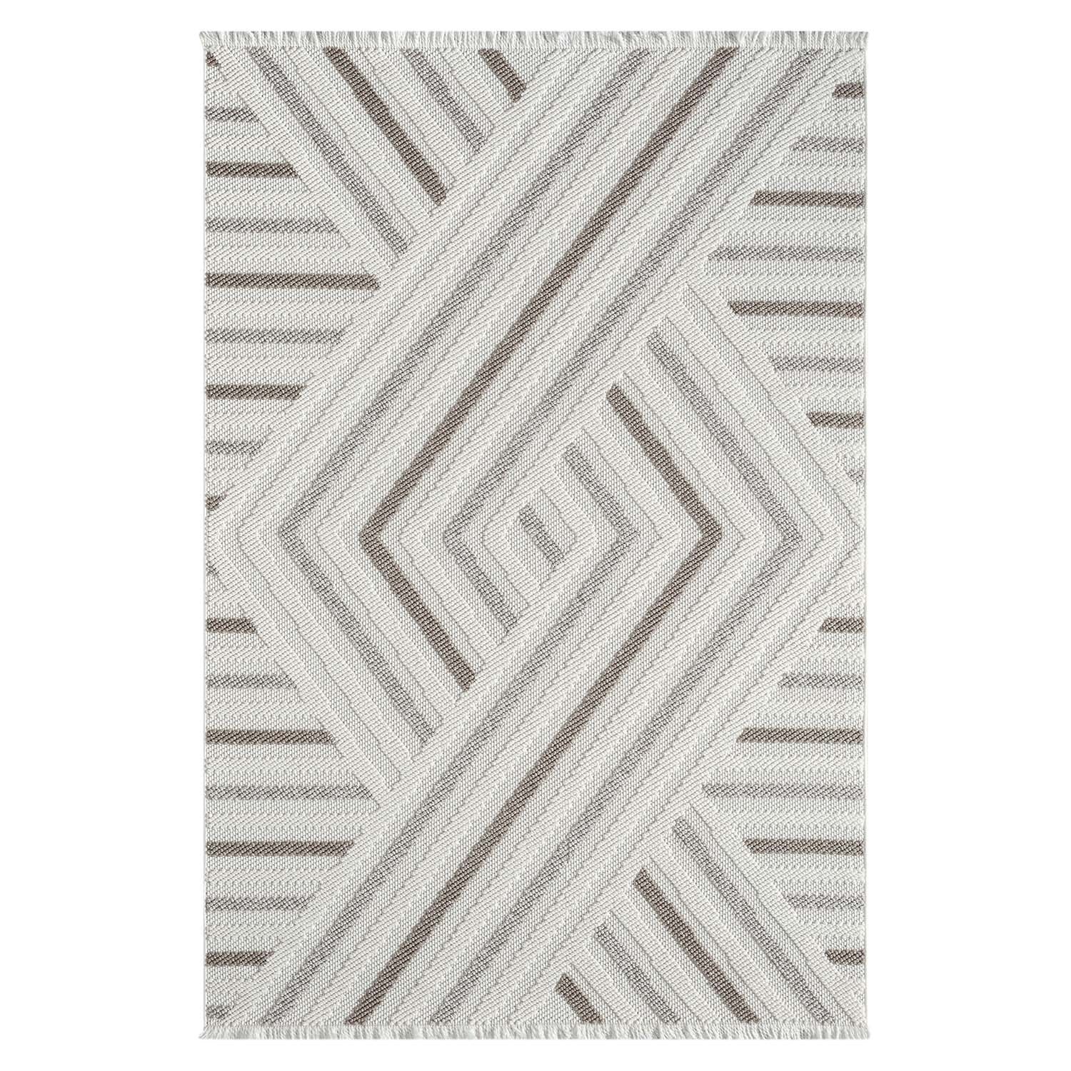 Tapis Sisal Bouclé à relief TRESS - Crème – STUDIO DECO
