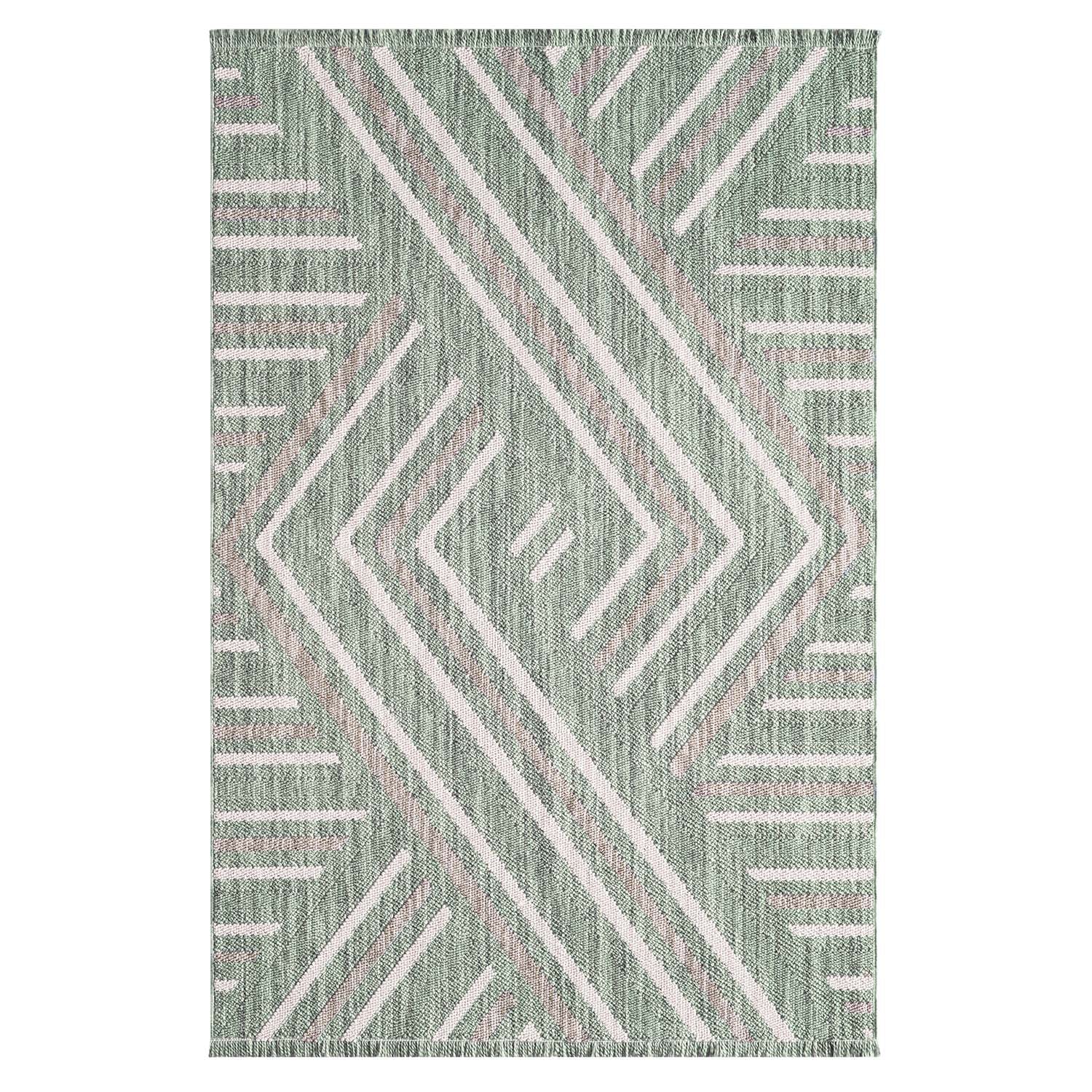 Tapis Sisal Bouclé à relief TRESS - Vert – STUDIO DECO
