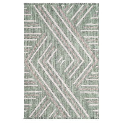 Tapis Sisal Bouclé à relief TRESS - Vert