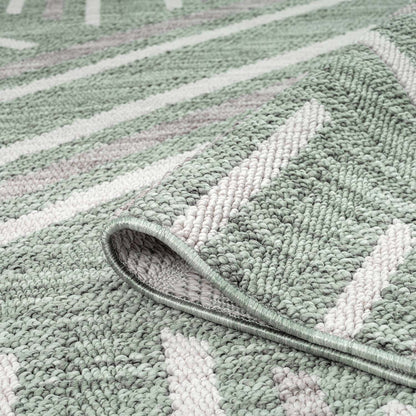 Tapis Sisal Bouclé à relief TRESS - Vert