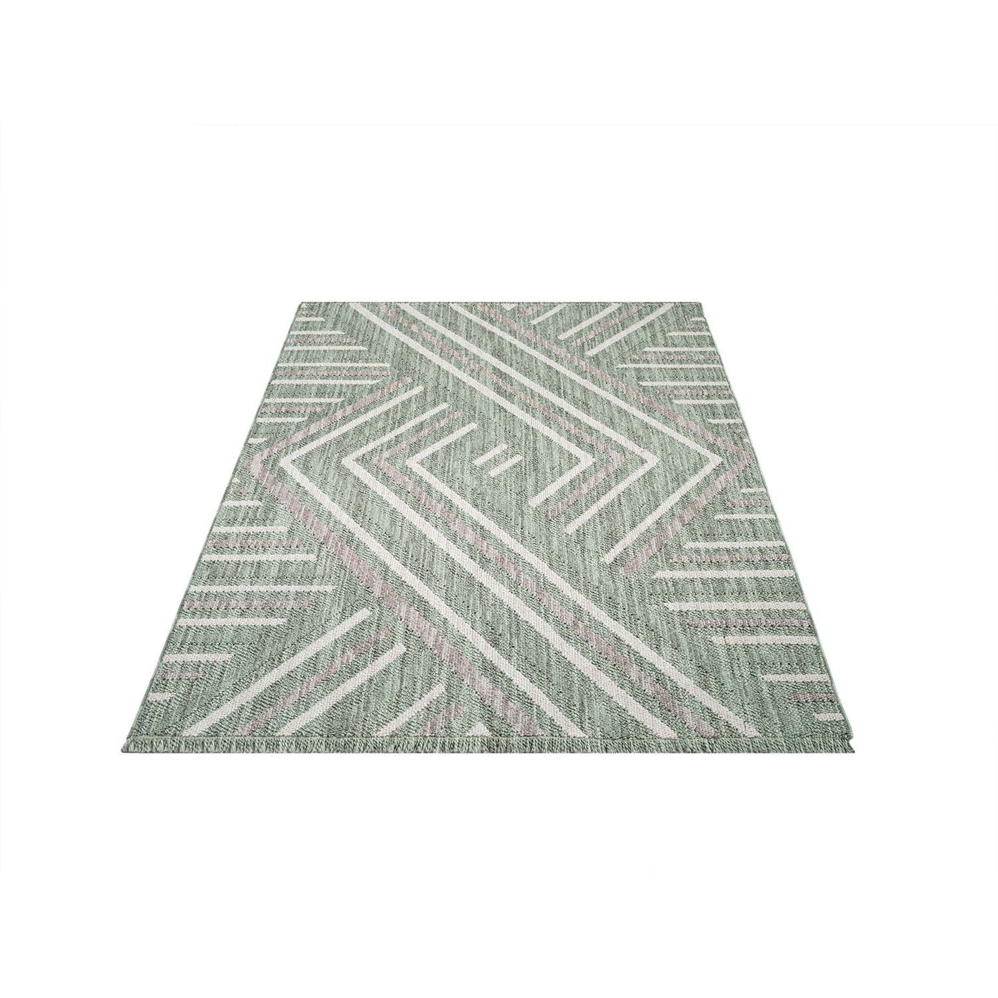 Tapis Sisal Bouclé à relief TRESS - Vert