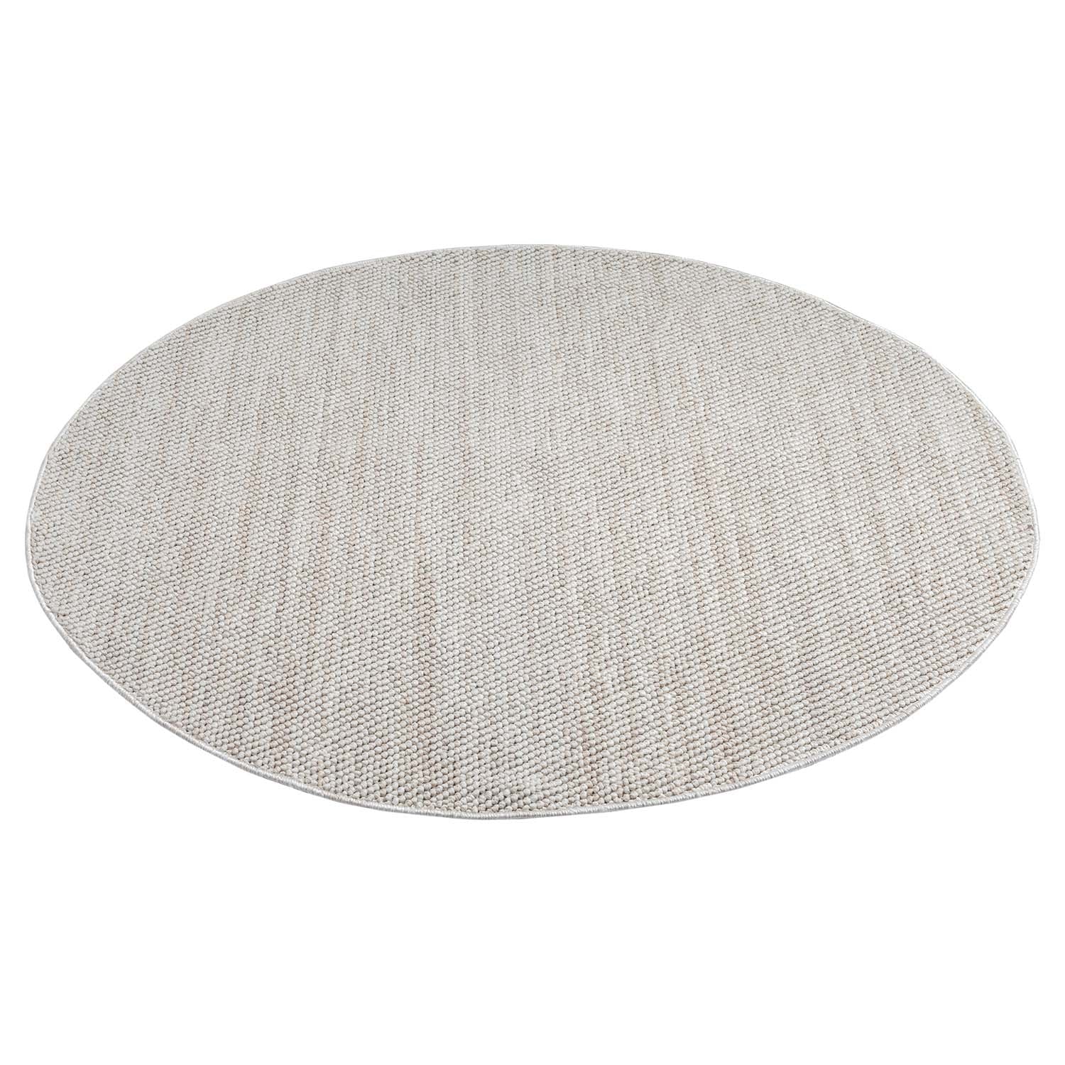 Tapis Rond Sisal Bouclé à relief UNI - Crème – STUDIO DECO