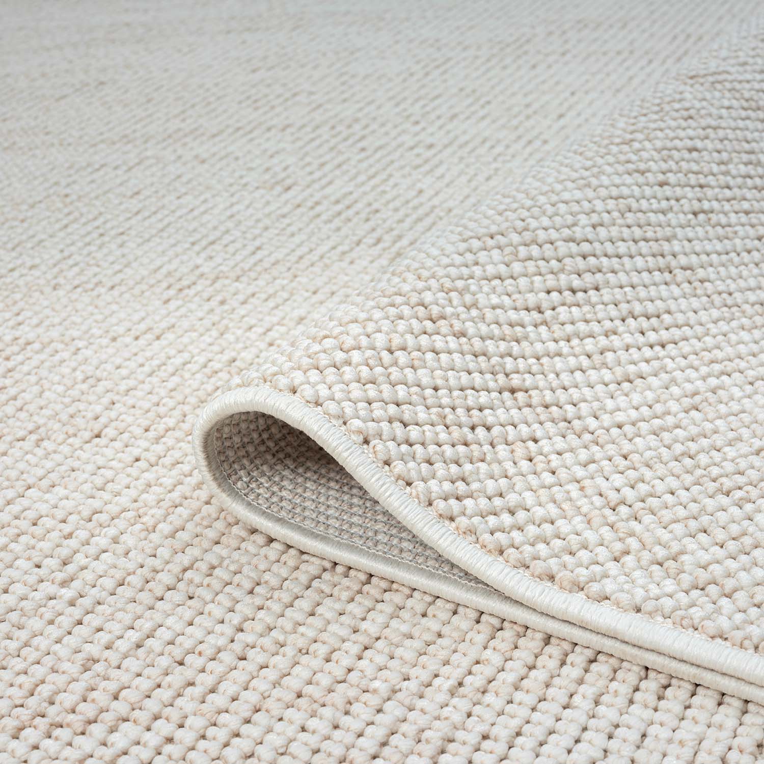 Tapis Rond Sisal Bouclé à relief UNI - Crème – STUDIO DECO
