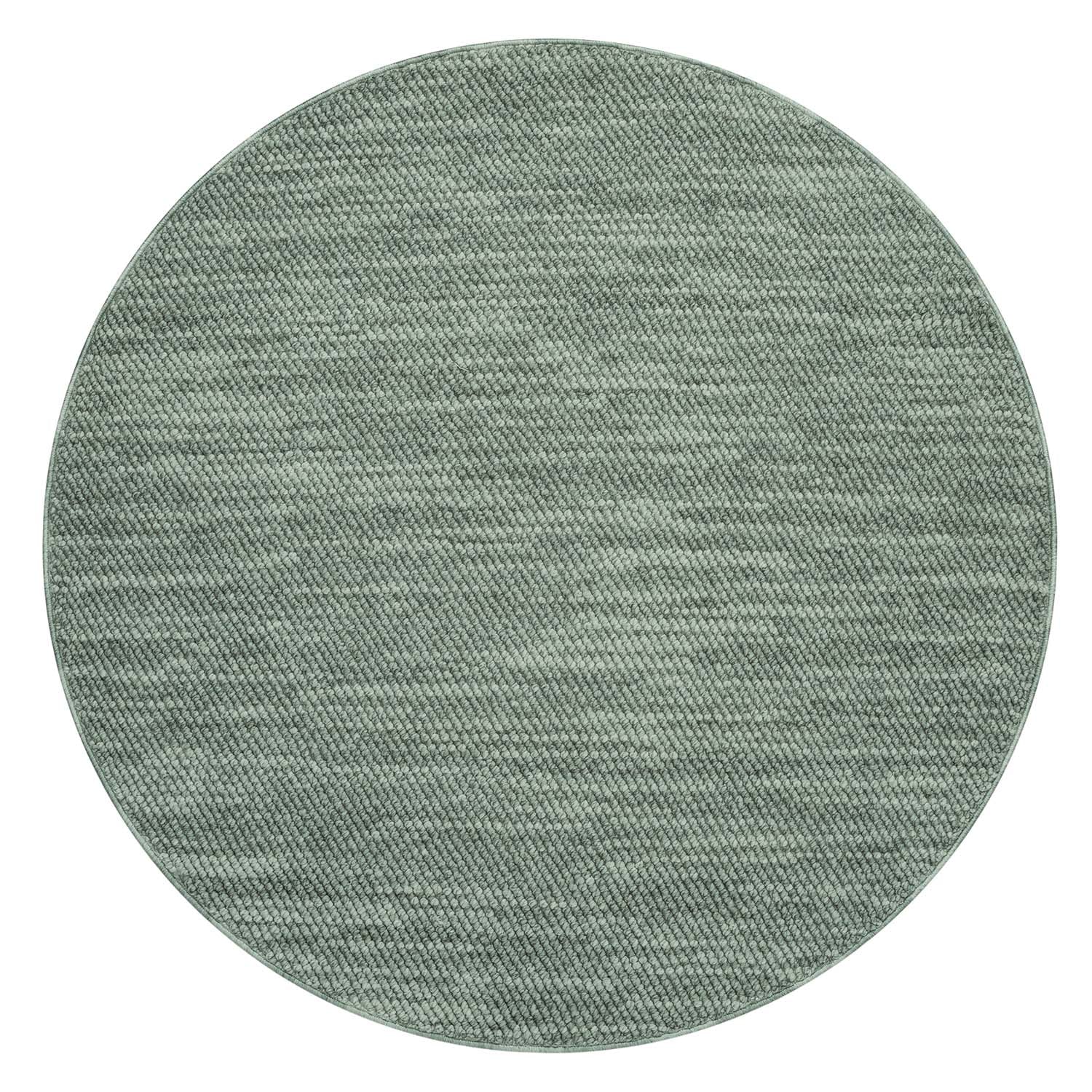 Tapis Rond Sisal Bouclé à relief UNI - Vert – STUDIO DECO