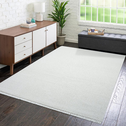 Tapis Sisal Bouclé à relief UNI - Ecru