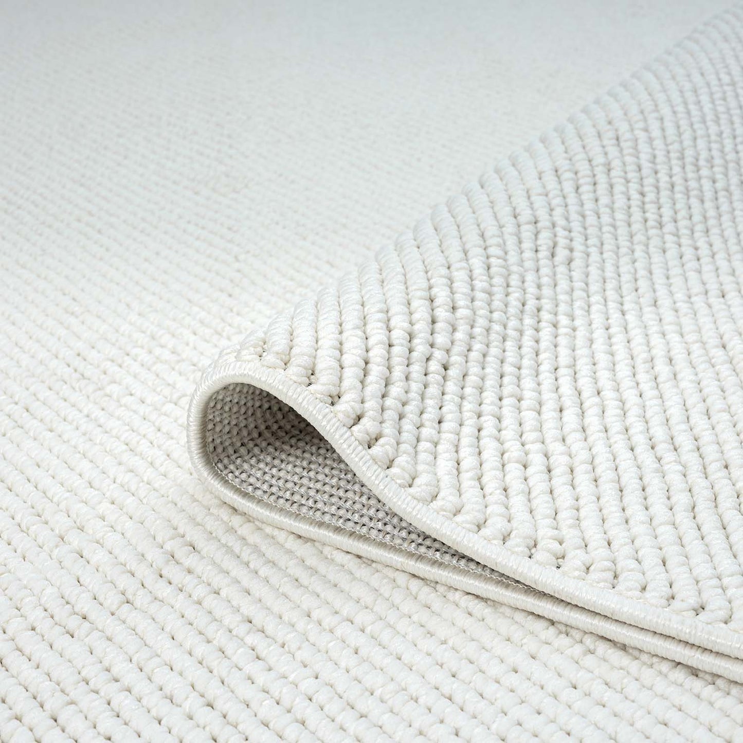 Tapis Sisal Bouclé à relief UNI - Ecru