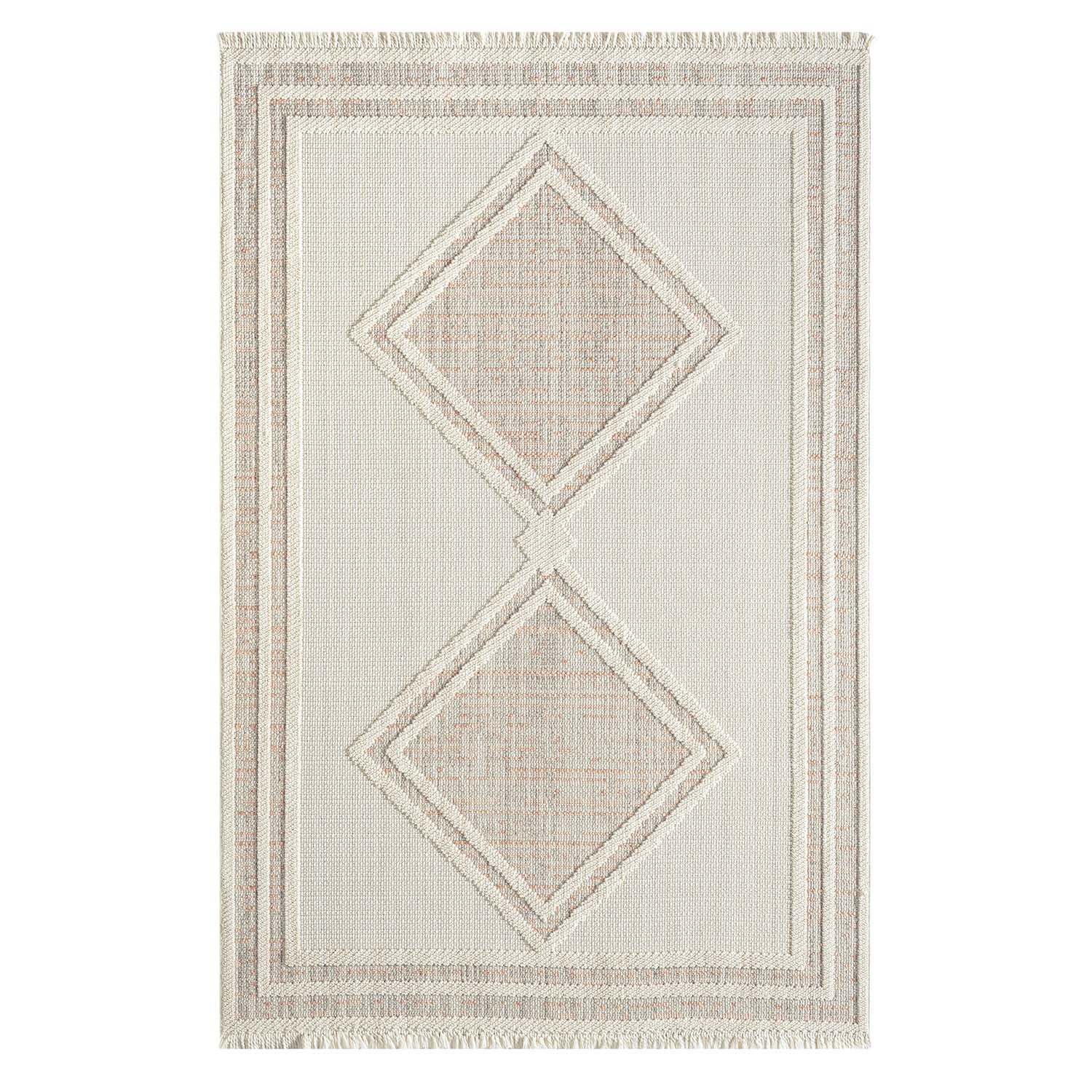 Tapis Sisal Bouclé à relief OSAL - Terra et Ecru – STUDIO DECO