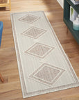Tapis Sisal Bouclé à relief OSAL - Terra et Ecru – STUDIO DECO