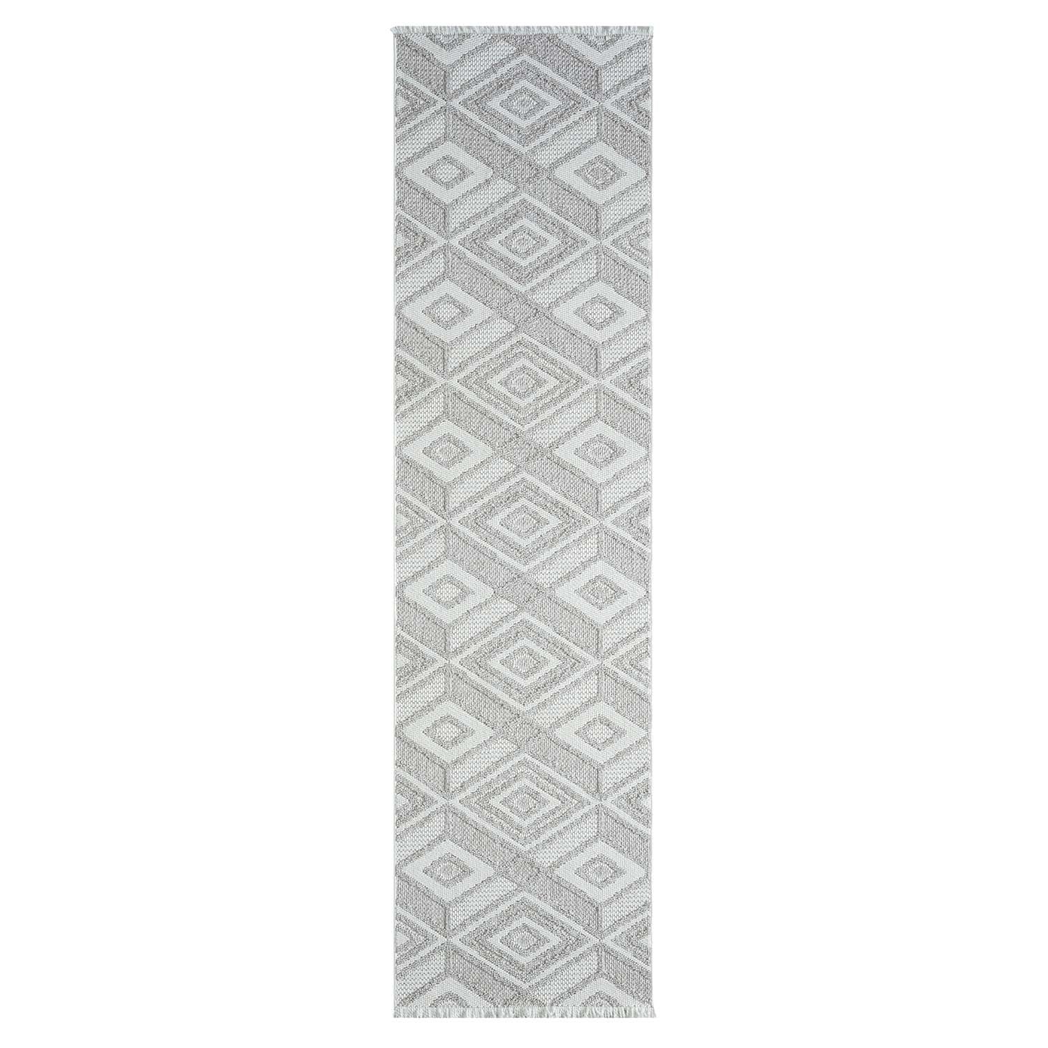 Tapis Sisal Bouclé à relief CUBE - Gris – STUDIO DECO