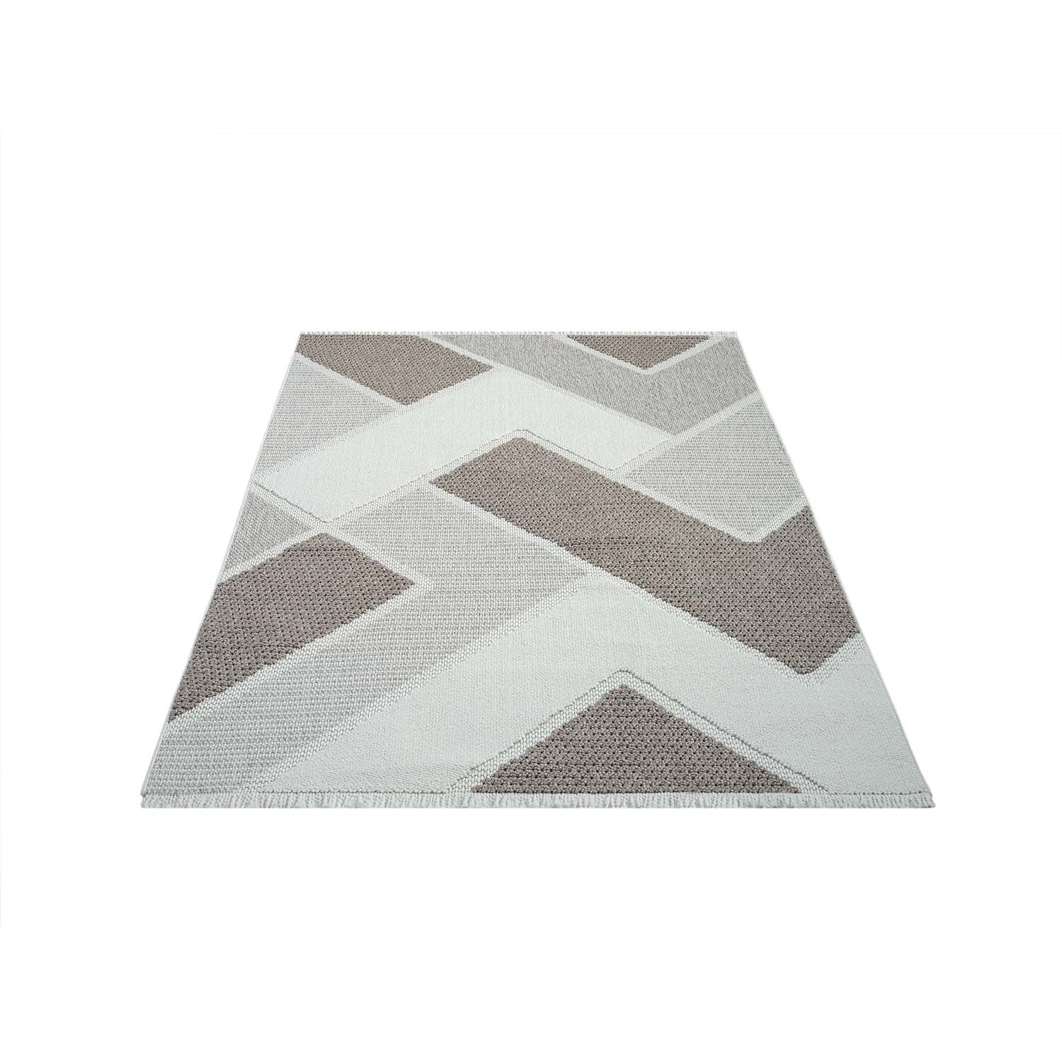 Tapis Sisal Bouclé à relief VIKY - Beige et Marron – STUDIO DECO