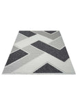 Tapis Sisal Bouclé à relief VIKY - Gris et Noir – STUDIO DECO
