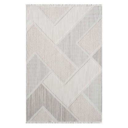 Tapis Sisal Bouclé à relief VIKY - Beige et Terra