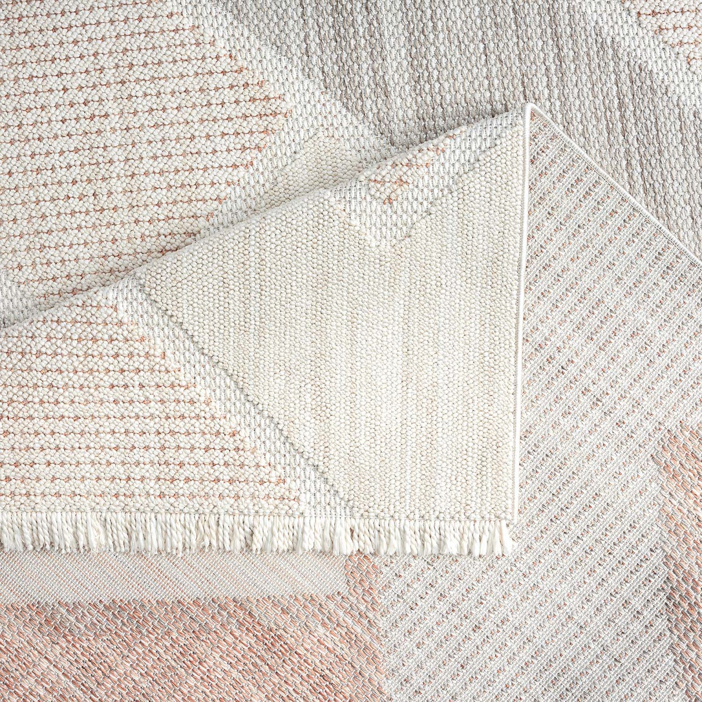 Tapis Sisal Bouclé à relief VIKY - Beige et Terra