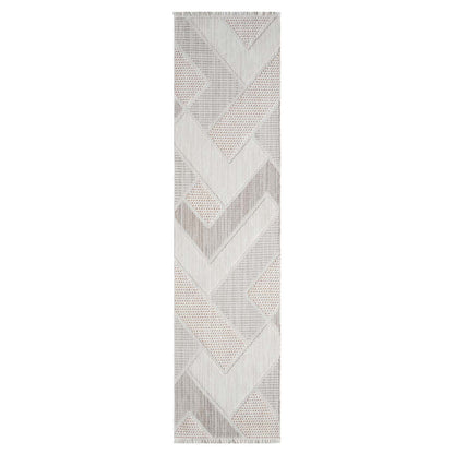 Tapis Sisal Bouclé à relief VIKY - Beige et Terra