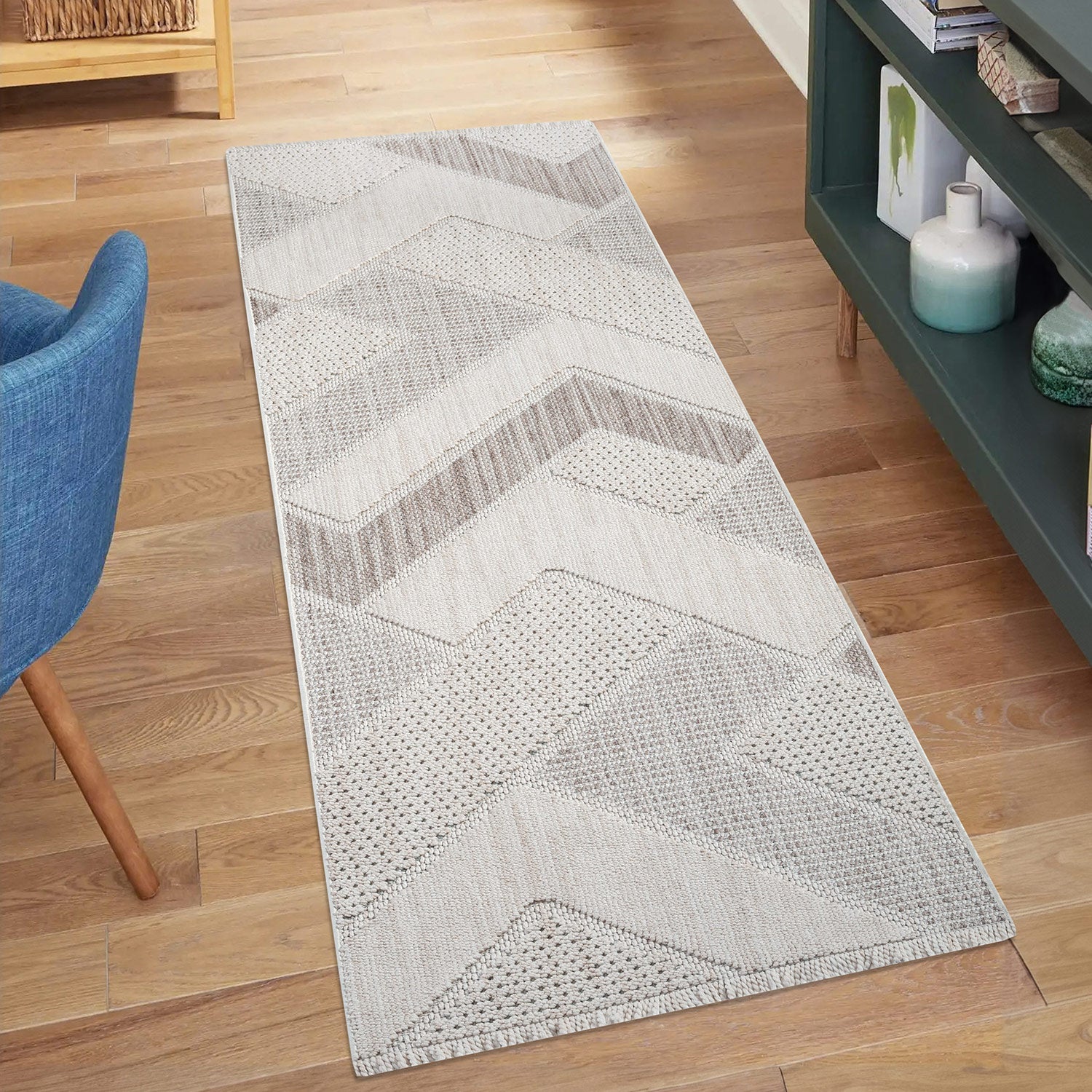 Tapis Sisal Bouclé à relief - VIKY Ecru et Terra – STUDIO DECO