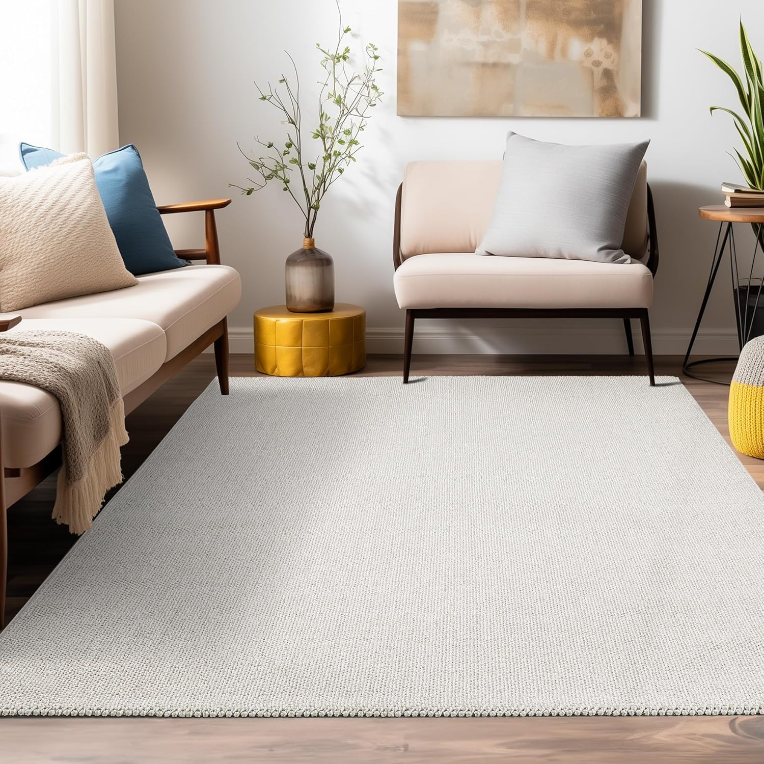 Tapis Naturel aspect jute - Crème – STUDIO DECO