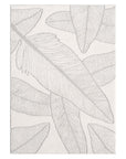 Tapis à motifs en relief - LEAF Gris – STUDIO DECO
