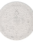 Tapis Rond à motifs en relief - SORA Crème – STUDIO DECO