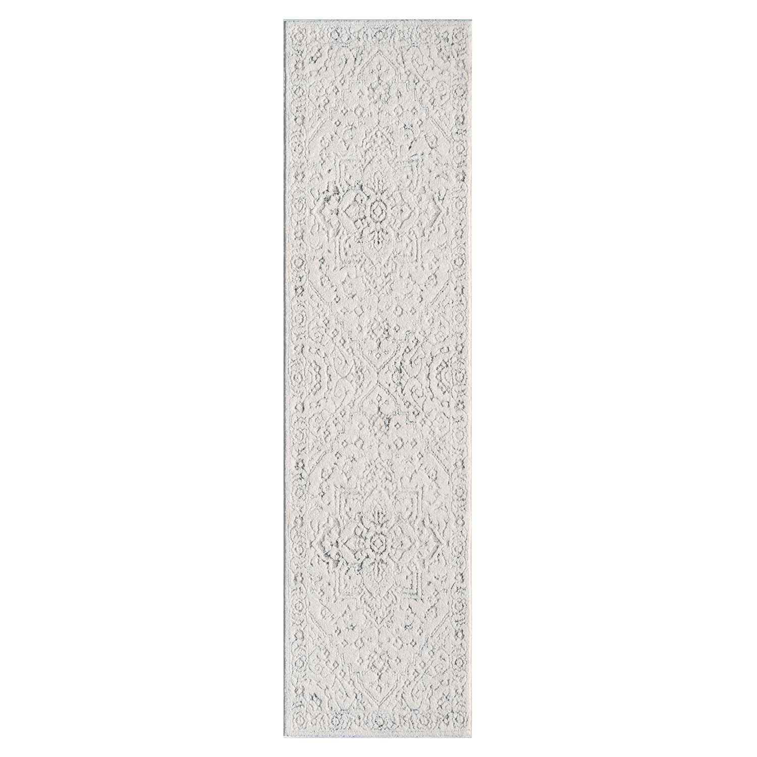 Tapis SORA à motifs vintage en relief - Crème – STUDIO DECO