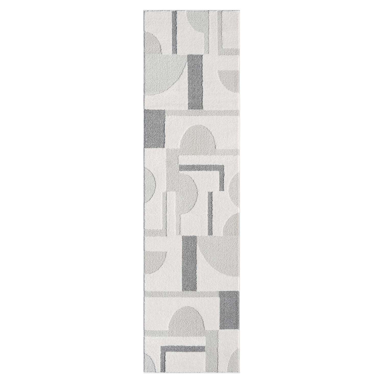 Tapis de couloir à motifs 3D en relief - JAPAN Gris – STUDIO DECO