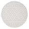 Tapis Rond à motifs en relief - NALA Crème – STUDIO DECO