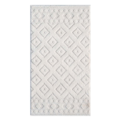 Tapis NALA à motifs relief Berbère - Crème