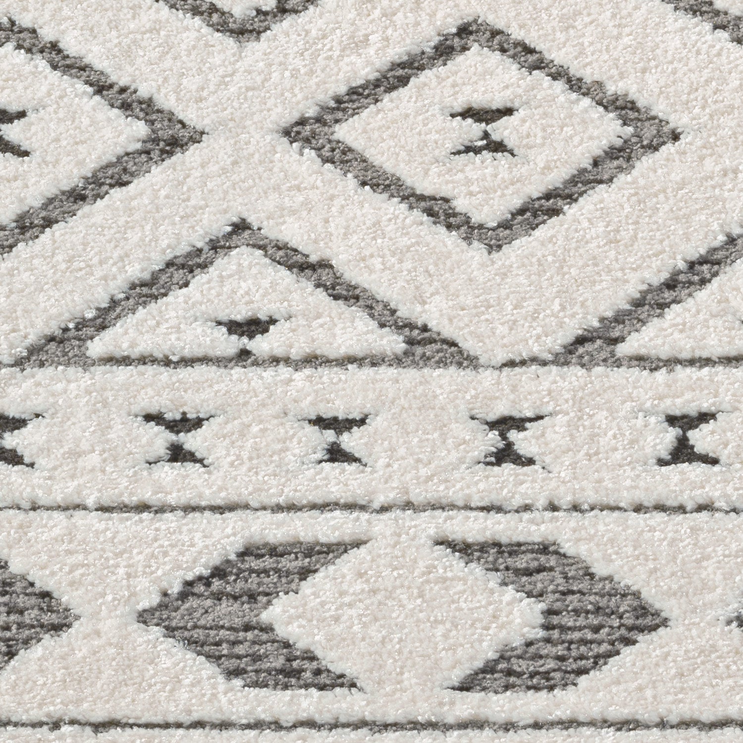 Tapis à motifs en relief - NALA Gris – STUDIO DECO