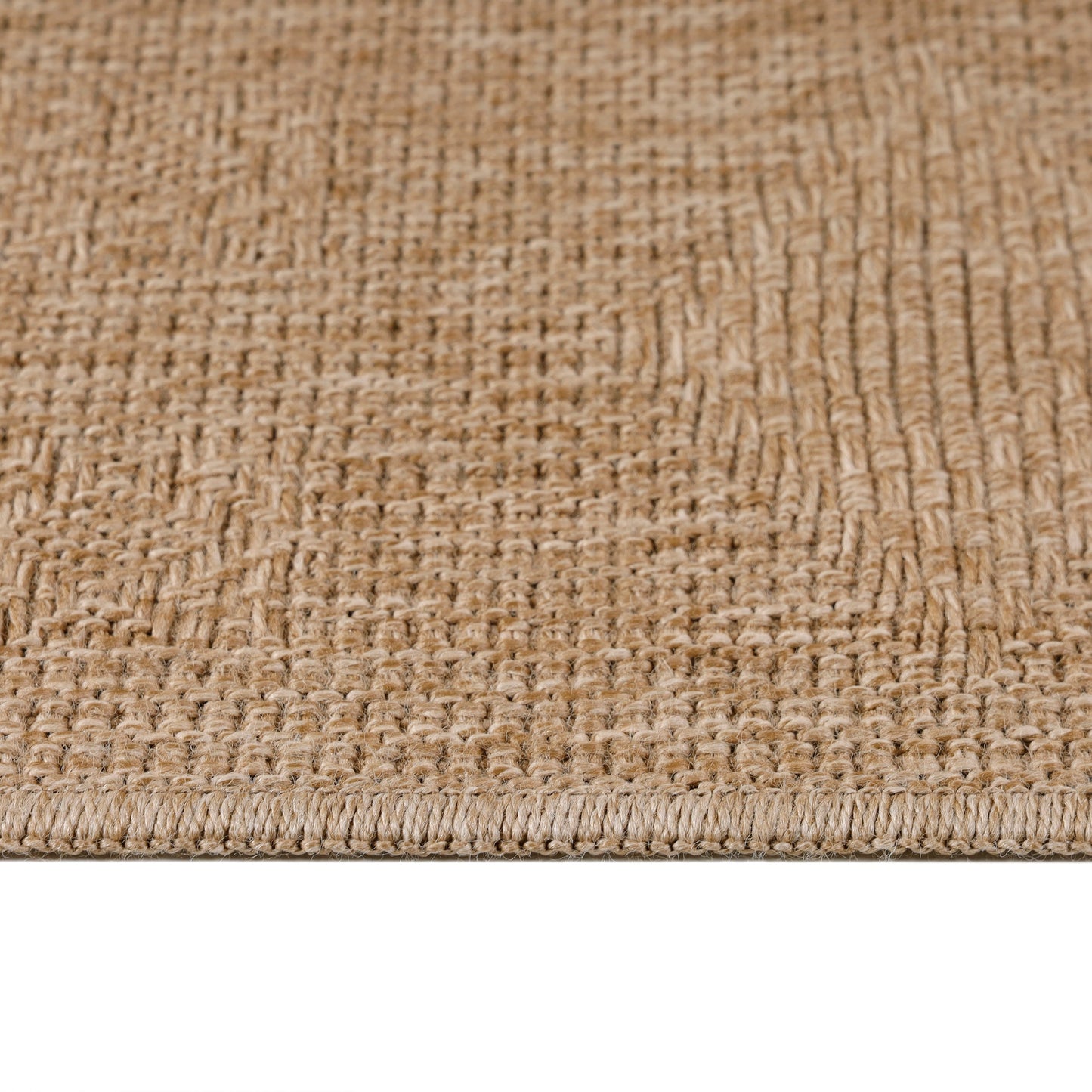 Tapis aspect jute Naturelle Beige