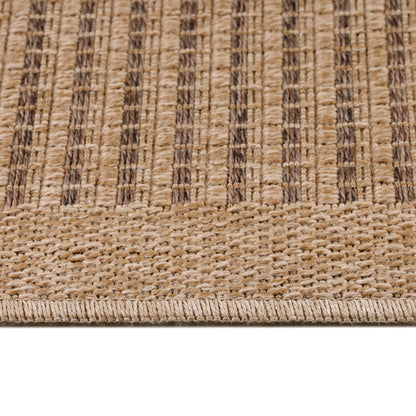 Tapis Naturel aspect jute Beige et Noir