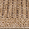 Tapis Naturel aspect jute Beige et Noir – STUDIO DECO