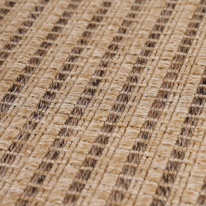 Tapis Naturel aspect jute Beige et Noir