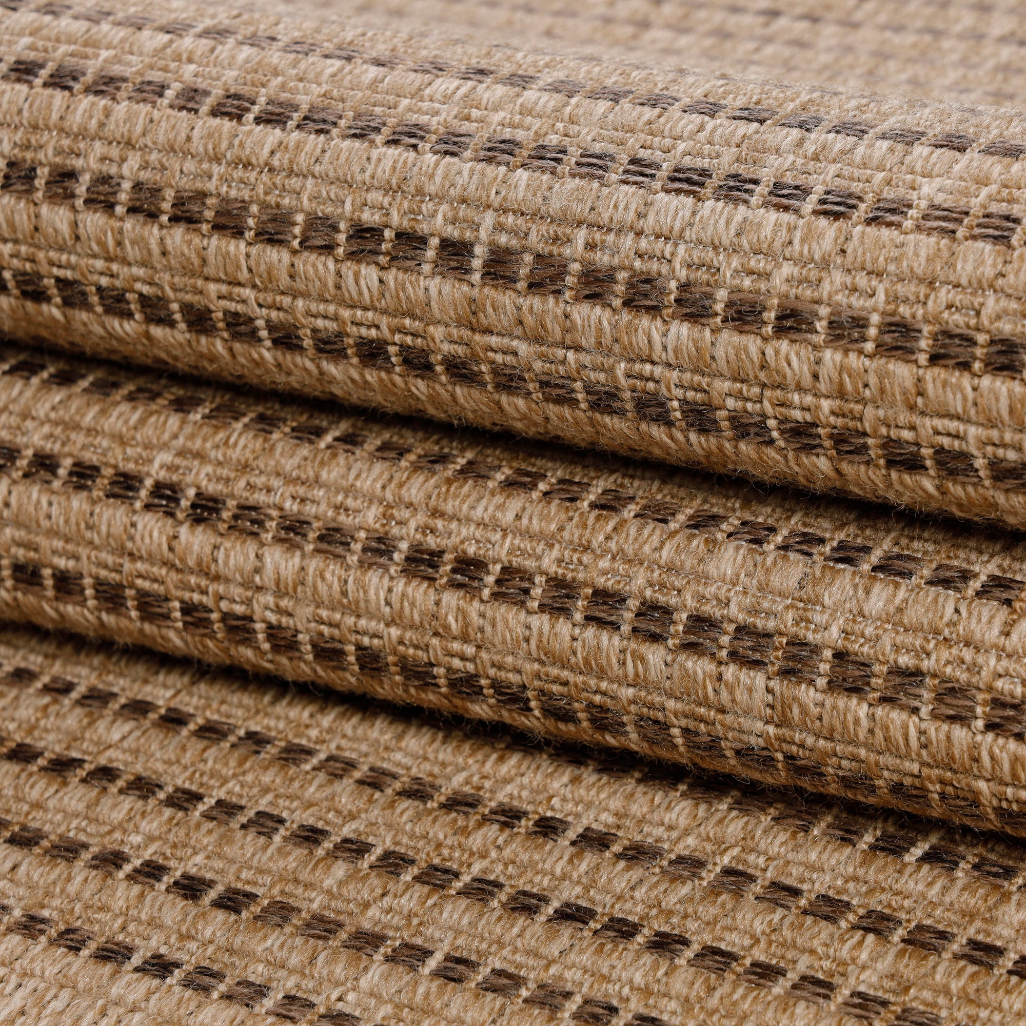 Tapis Naturel aspect jute Beige et Noir – STUDIO DECO